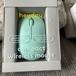 heyday Mint Green Compact Wireless Mouse